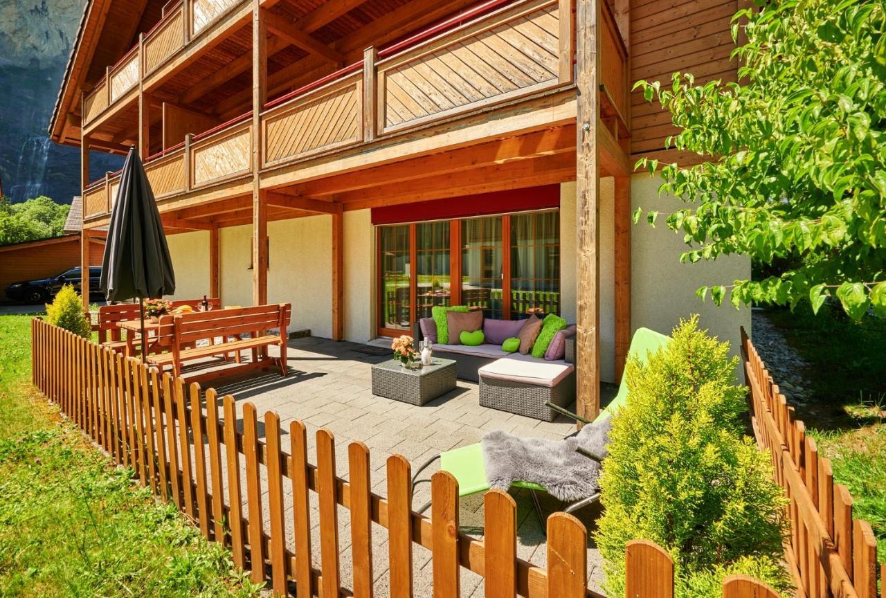 Apartment Breithorn - Charming Home - Free Parking & Wifi لوتربرونن المظهر الخارجي الصورة