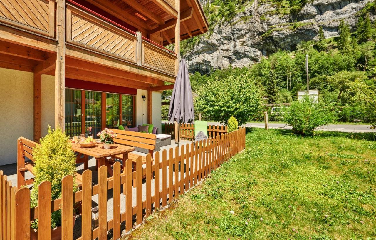 Apartment Breithorn - Charming Home - Free Parking & Wifi لوتربرونن المظهر الخارجي الصورة